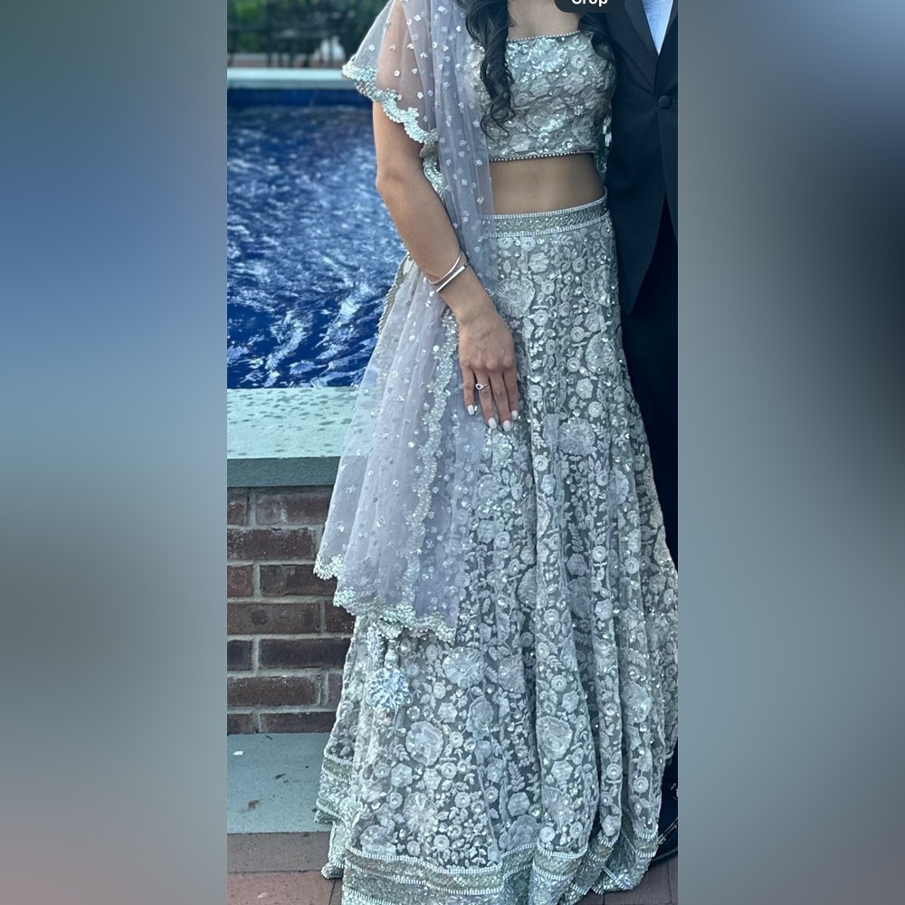 Elegant Embroidered Lehenga Set